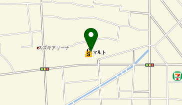 宅配ロッカーPUDO マルト 君ヶ塚店の地図画像