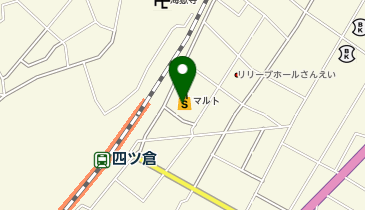 宅配ロッカーPUDO マルト 四倉店の地図画像