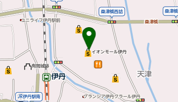 宅配ロッカーPUDO イオンモール伊丹の地図画像