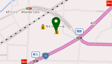 宅配ロッカーPUDO 天満屋ストア ハピーズ高野店の地図画像