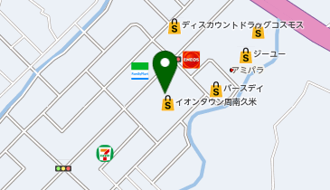 宅配ロッカーPUDO イオンタウン周南久米の地図画像