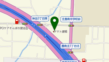 宅配ロッカーPUDO ヤマト運輸 池田神田センターの地図画像