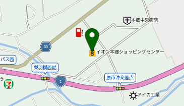 宅配ロッカーPUDO マックスバリュ 本郷店の地図画像