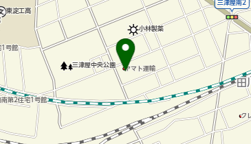 宅配ロッカーPUDO ヤマト運輸 淀川三津屋センターの地図画像