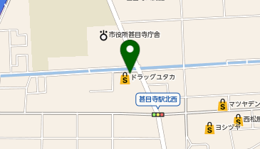 宅配ロッカーPUDO ドラッグユタカ あま甚目寺店の地図画像