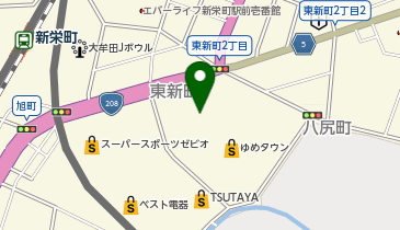 宅配ロッカーPUDO イズミ ゆめタウン大牟田の地図画像