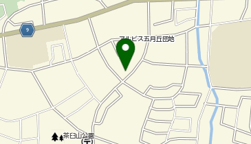 宅配ロッカーPUDO URアルビス五月ヶ丘 五月丘会館階段下の地図画像