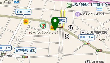 宅配ロッカーPUDO さわらびガーデンモール八幡一番街の地図画像