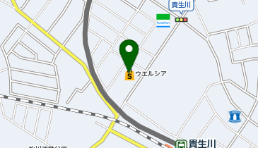 宅配ロッカーPUDO ウエルシア 甲賀水口貴生川店の地図画像