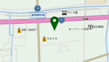 宅配ロッカーPUDO マルナカ パワーシティ屋島店の地図画像