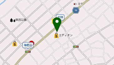 宅配ロッカーPUDO エディオン 天白店の地図画像