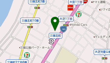 宅配ロッカーPUDO ウォンツ 三篠店の地図画像