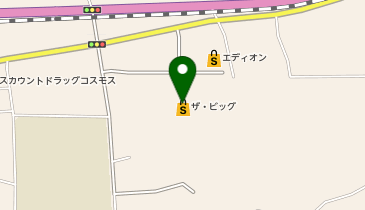 宅配ロッカーPUDO ザ・ビッグ 周東店の地図画像