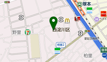 宅配ロッカーPUDO ライフ 塚本店の地図画像