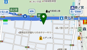 宅配ロッカーPUDO もりのみやキューズモールBASEの地図画像
