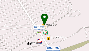 宅配ロッカーPUDO ウエルシア 神戸西山店の地図画像