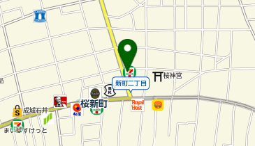 宅配ロッカーPUDO セブン-イレブン 世田谷新町3丁目店の地図画像