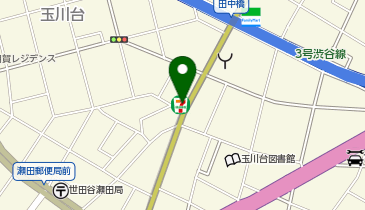 宅配ロッカーPUDO セブン-イレブン 世田谷玉川台店の地図画像