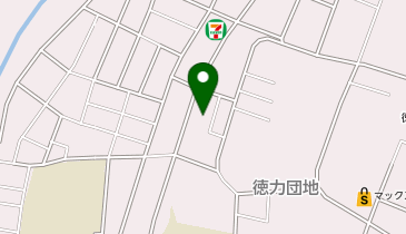 宅配ロッカーPUDO 新生堂薬局 徳力南方店の地図画像