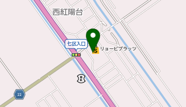 宅配ロッカーPUDO リョービプラッツ 灘崎店の地図画像