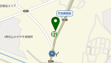 宅配ロッカーPUDO セブン-イレブン 東松山市松山店の地図画像