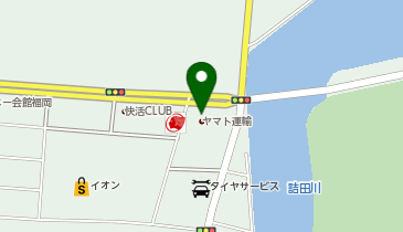 宅配ロッカーPUDO ヤマト運輸 高松福岡センターの地図画像