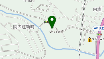 宅配ロッカーPUDO ヤマト運輸 別府亀川センターの地図画像