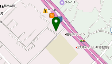 宅配ロッカーPUDO 稲毛海岸三丁目団地の地図画像