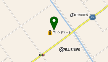 宅配ロッカーPUDO 平和堂 フレンドマート竜王店の地図画像