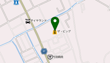 宅配ロッカーPUDO ザ・ビッグ 平島店の地図画像