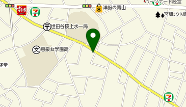 宅配ロッカーPUDO まいばすけっと 経堂2丁目店の地図画像