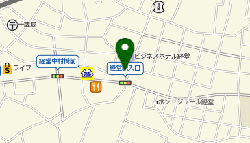 宅配ロッカーPUDO まいばすけっと 経堂1丁目店の地図画像