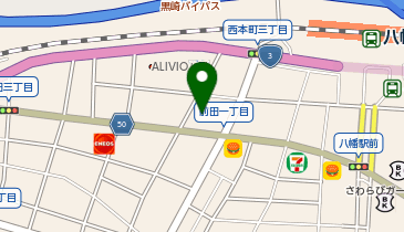 宅配ロッカーPUDO ヤマト運輸 八幡桃園センターの地図画像