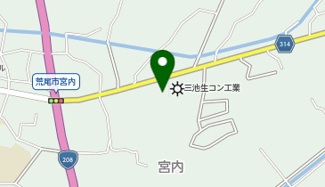 宅配ロッカーPUDO ヤマト運輸 荒尾センターの地図画像