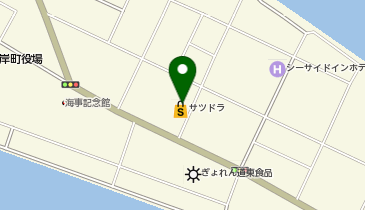 宅配ロッカーPUDO サツドラ 厚岸店の地図画像