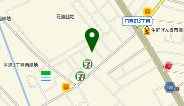 宅配ロッカーPUDO サツドラ 函館花園店の地図画像