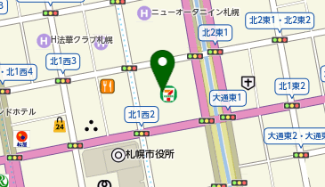 宅配ロッカーPUDO さっぽろ創世スクエアの地図画像