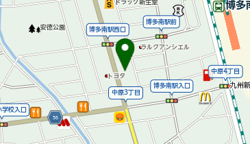 宅配ロッカーPUDO ヤマト運輸 那珂川センターの地図画像