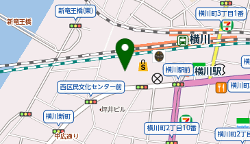 宅配ロッカーPUDO フレスタ 横川店の地図画像