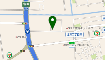 宅配ロッカーPUDO JKKトミンハイム塩浜2丁目第2団地の地図画像