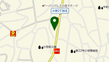 宅配ロッカーPUDO ヤマト運輸 福岡小笹センターの地図画像