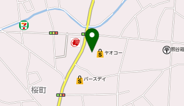 宅配ロッカーPUDO ヤオコー 熊谷箱田店の地図画像