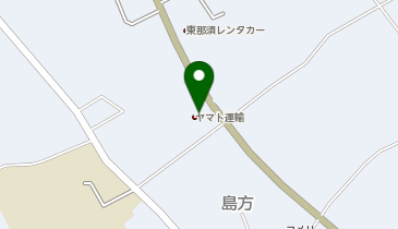 宅配ロッカーPUDO ヤマト運輸 那須塩原駅前通りセンターの地図画像