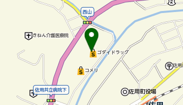 宅配ロッカーPUDO ゴダイ 佐用店の地図画像
