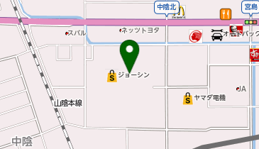 宅配ロッカーPUDO ジョーシン 豊岡店の地図画像