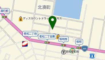 宅配ロッカーPUDO ヤマト運輸 若松本町センターの地図画像