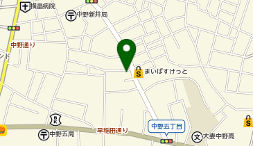 宅配ロッカーPUDO NK011 モドュロール中野の地図画像