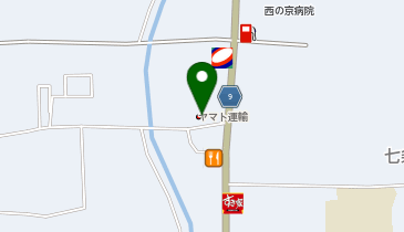 宅配ロッカーPUDO ヤマト運輸 奈良西ノ京営業所の地図画像