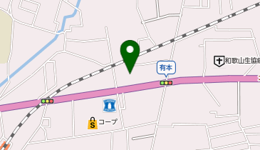 宅配ロッカーPUDO ウエルシア 和歌山有本店の地図画像