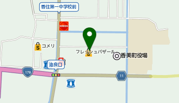 宅配ロッカーPUDO ゴダイ 香住店の地図画像